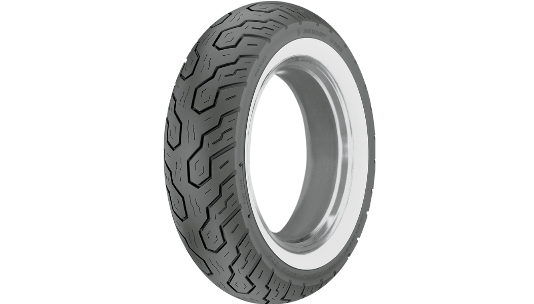 未使用　DUNLOP 170/80-15 K555 リア DUNLOP K555 – Rear – 170/80-15 – Wide Whitewall – 77H - Dr.Anas